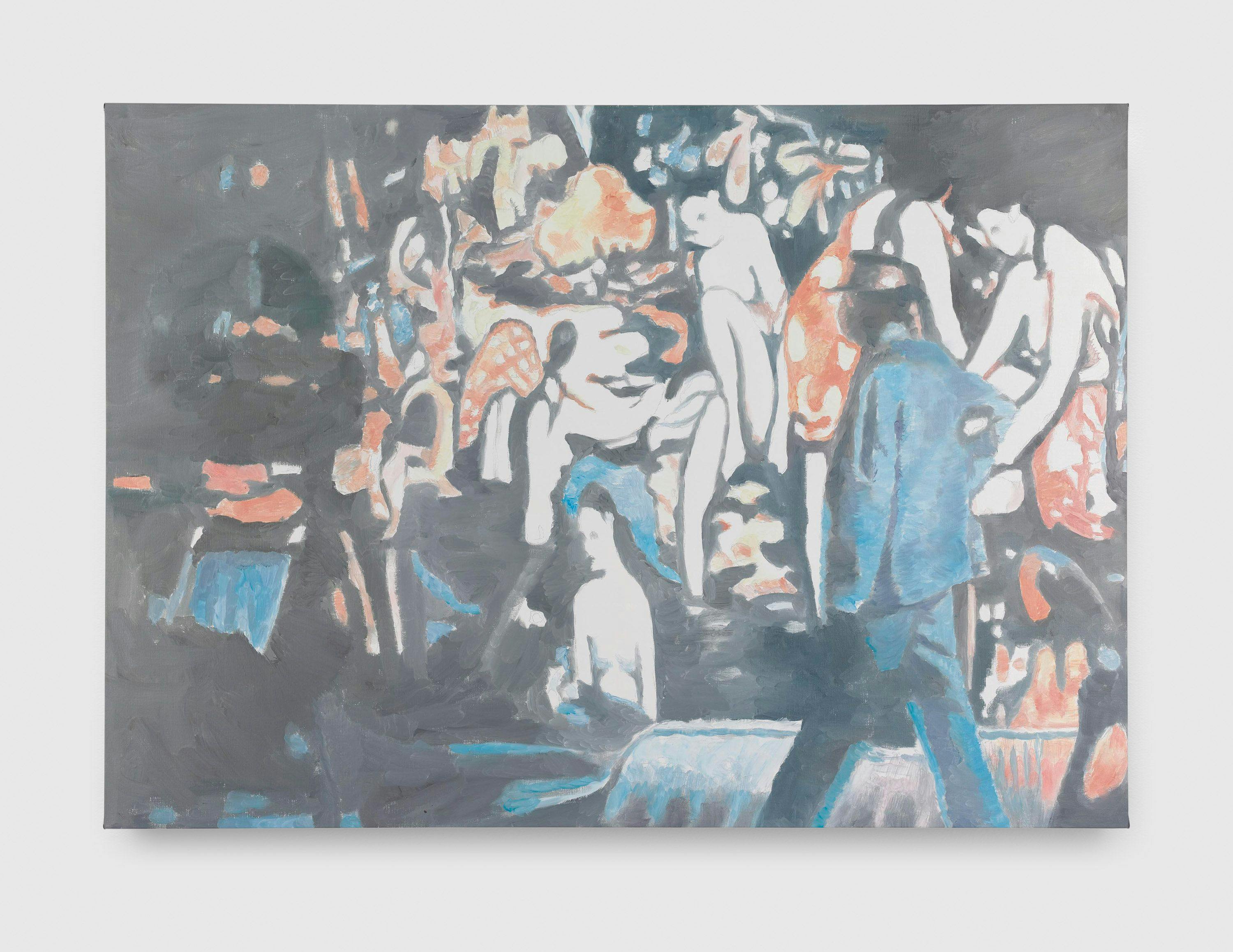 A painting by Luc Tuymans, titled Allo!, dated 2011.